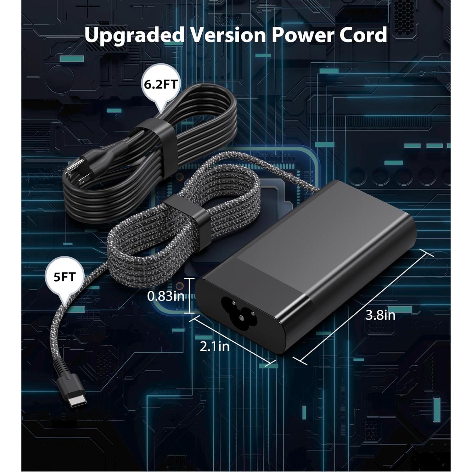 Cargador USB C 65W para Laptop HP - Carga Rápida