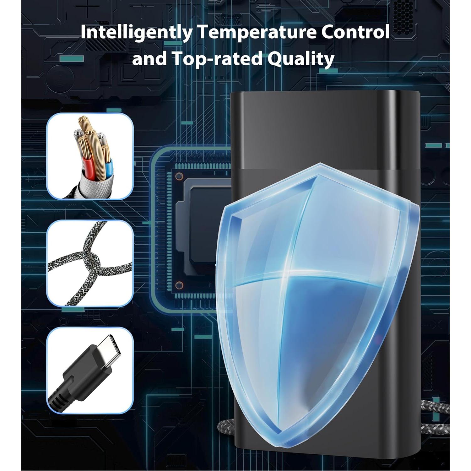 Cargador USB C 65W para Laptop HP - Carga Rápida