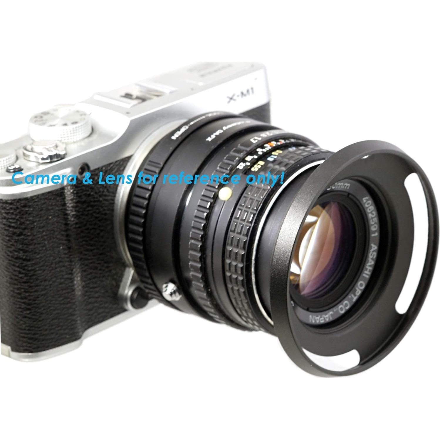 Capucha de Lente Fotasy 37mm Metal Perfil Bajo Curvado