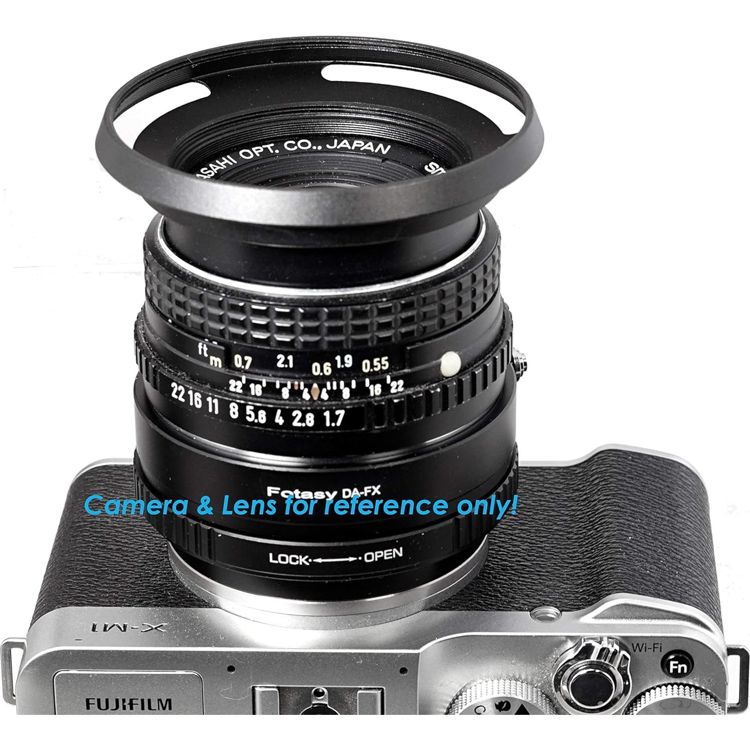 Capucha de Lente Fotasy 37mm Metal Perfil Bajo Curvado