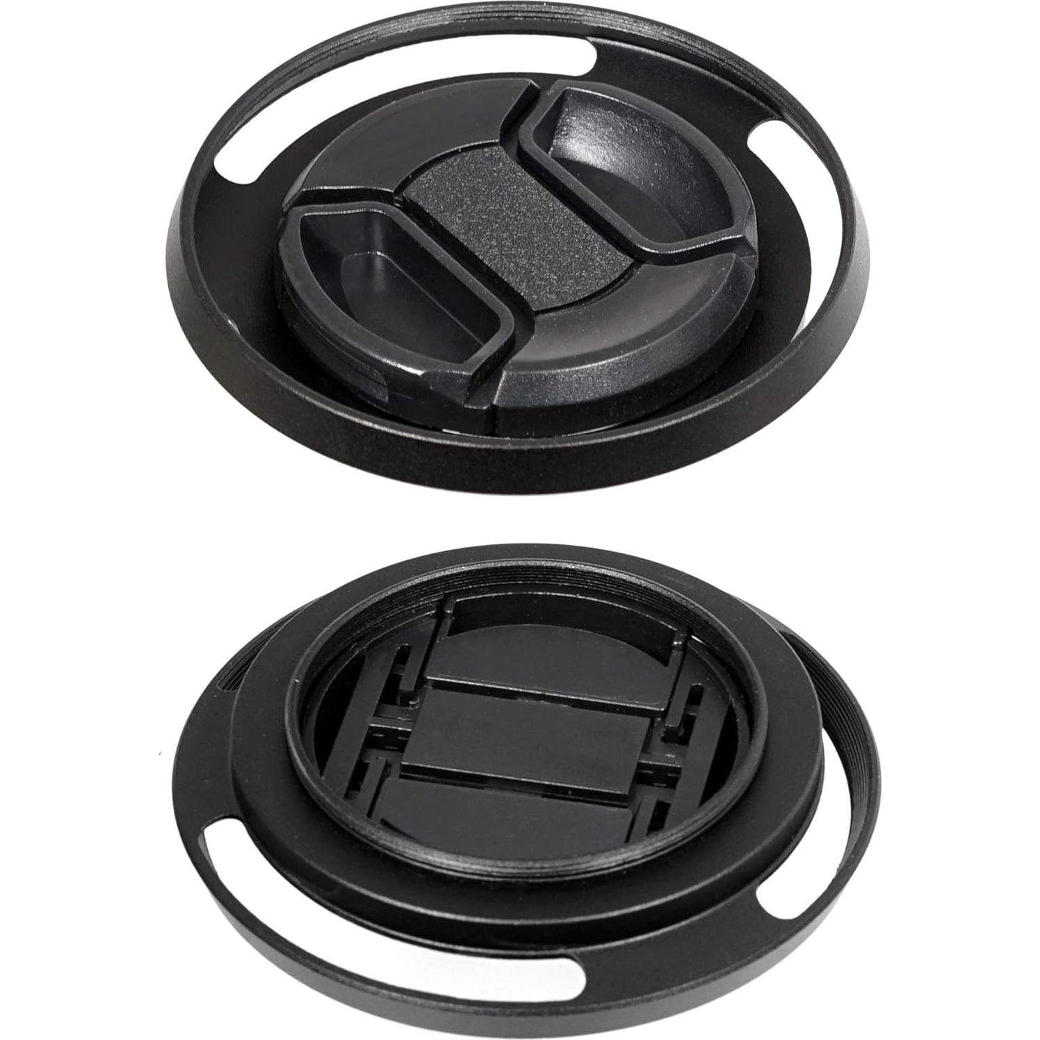 Capucha de Lente Fotasy 37mm Metal Perfil Bajo Curvado