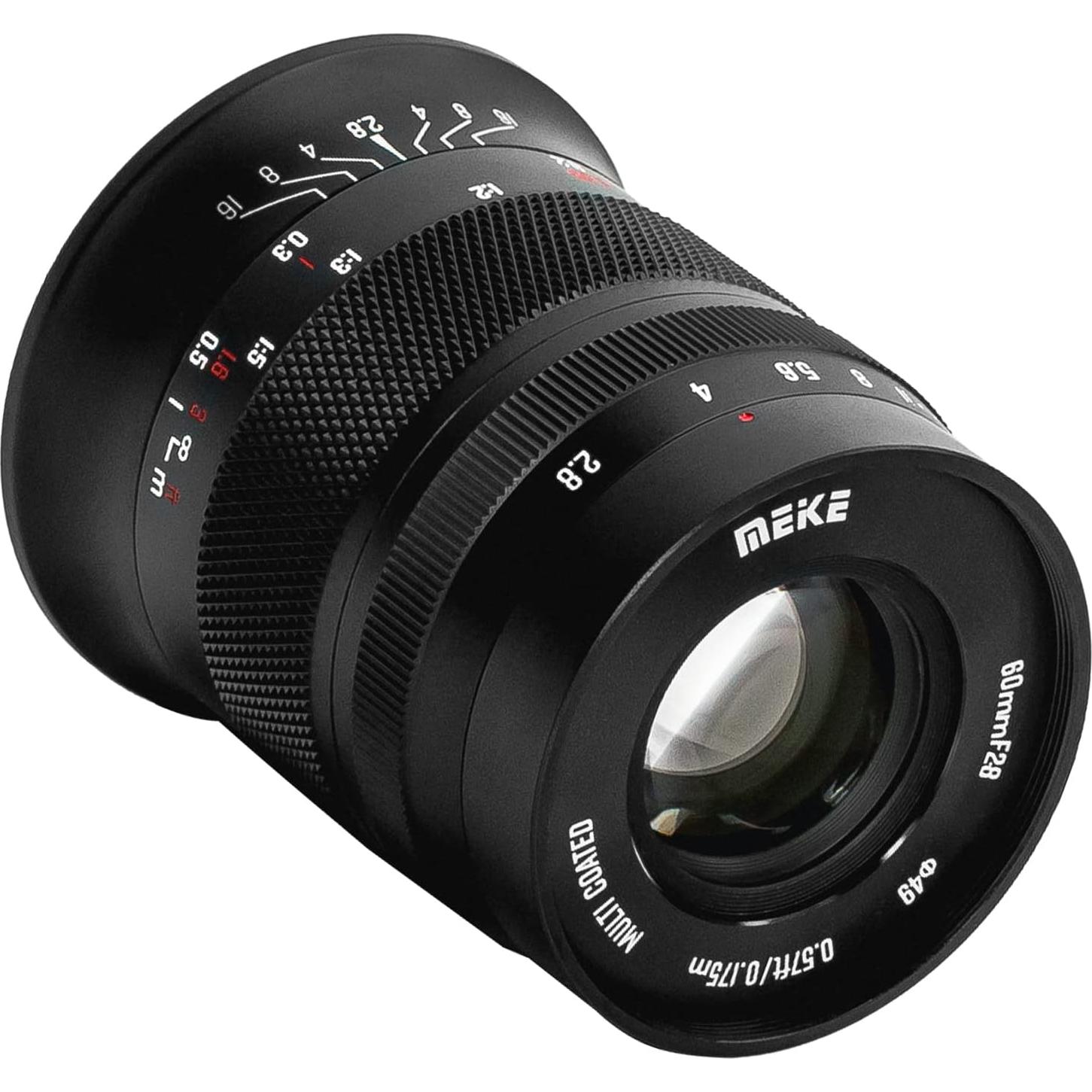 Lente Meike 60mm f2.8 Enfoque Manual para Sony E-Mount