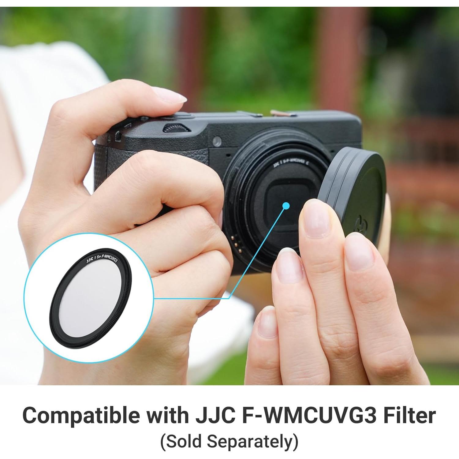 Tapa de Lente de Aluminio JJC para Ricoh GRIII GRIIIx - Protección Ligera