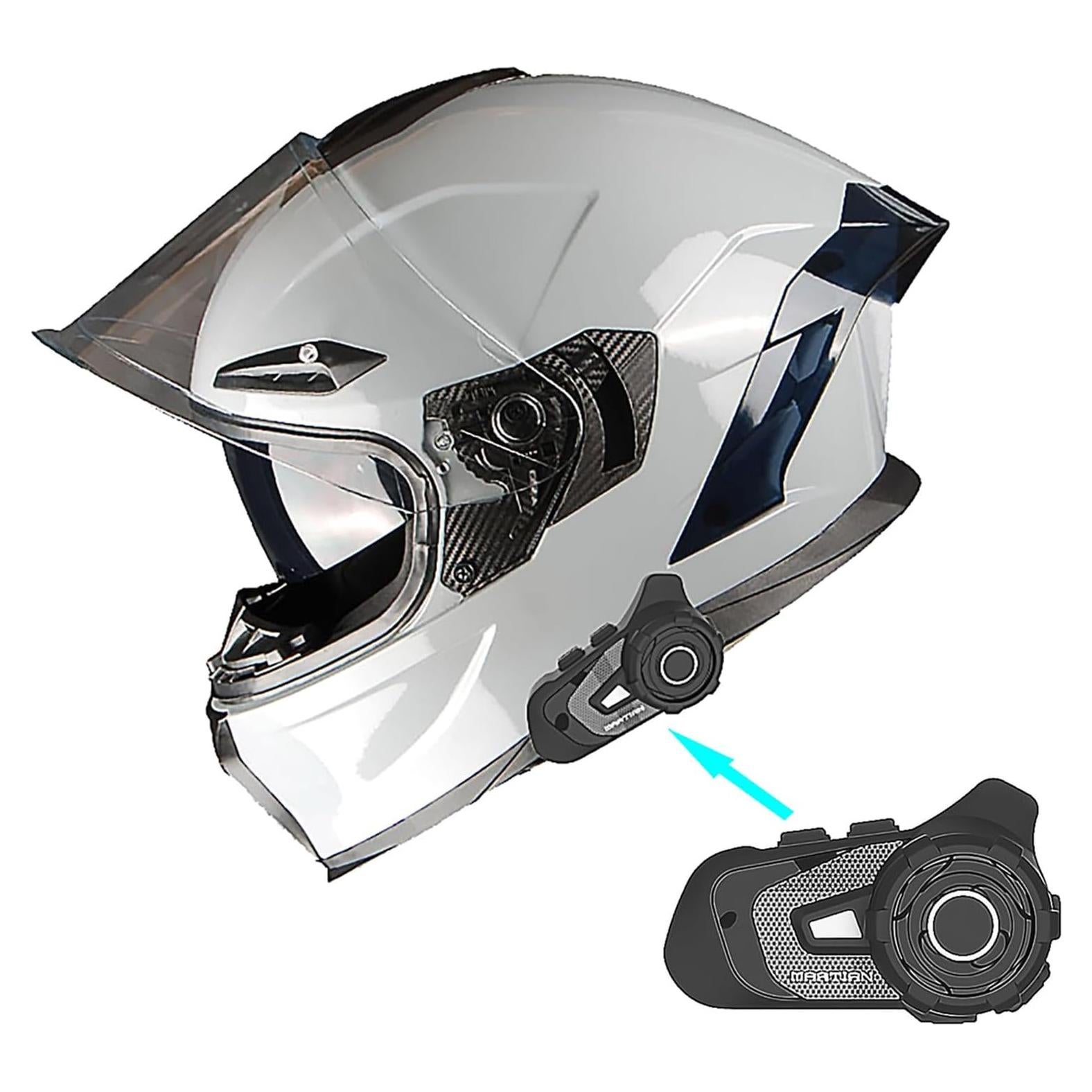 Casco de Moto 1Storm HJAH15 Doble Visor UV S 55-56 CM