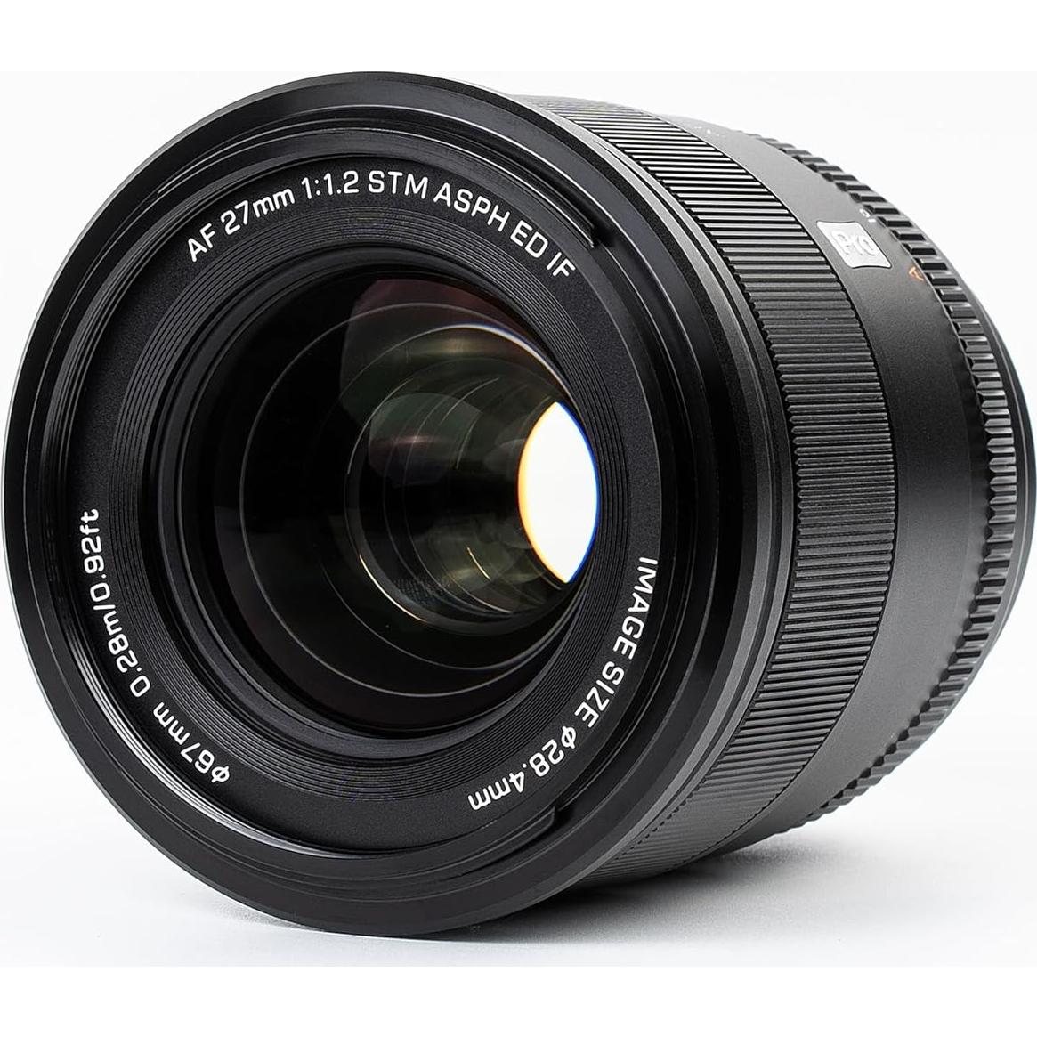 Lente Autofocus VILTROX 27mm F1.2 para Cámaras Fuji X-Mount