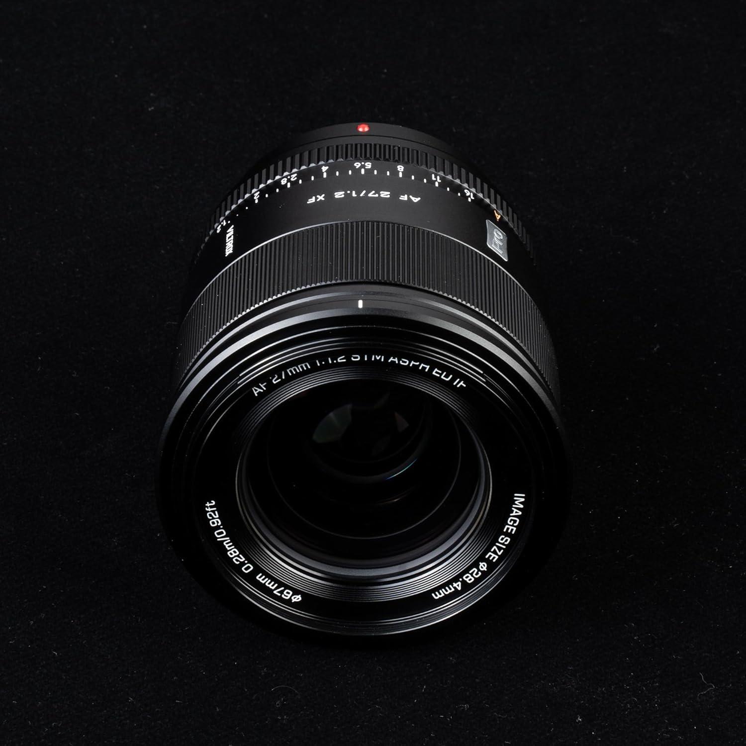 Lente Autofocus VILTROX 27mm F1.2 para Cámaras Fuji X-Mount