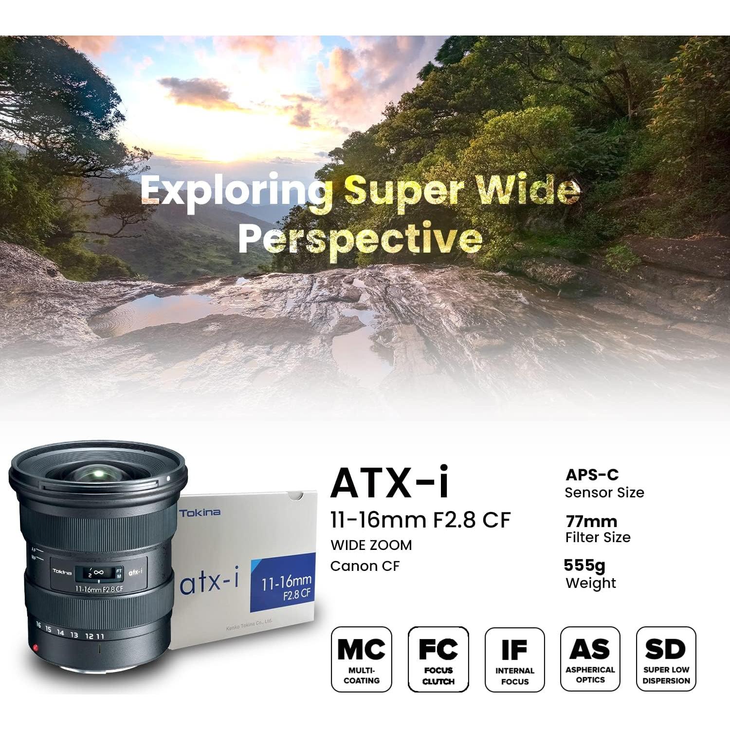 Lente gran angular TOKINA ATX-i 11-16mm F2.8 Canon EF