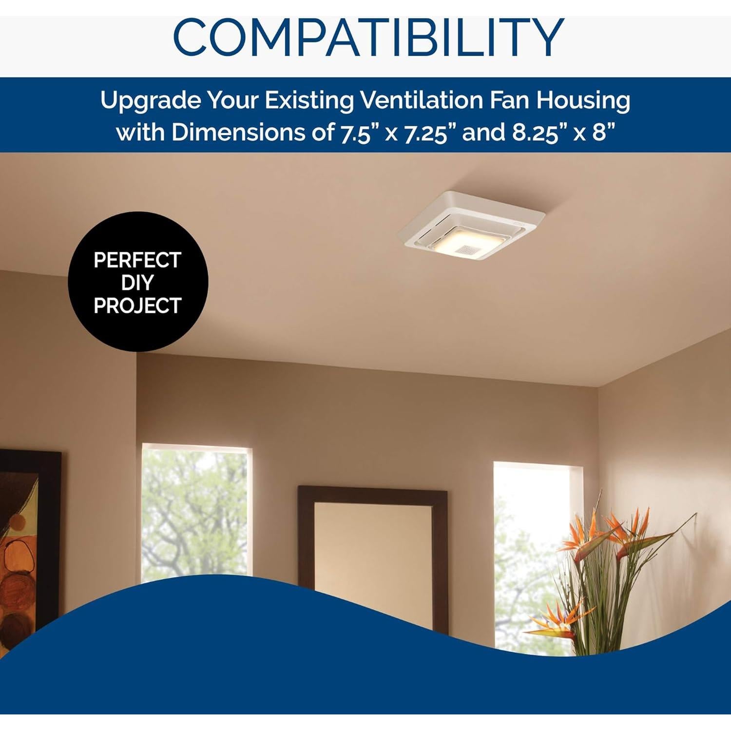 Cubierta de rejilla altavoz Bluetooth Broan FG800SPK LED