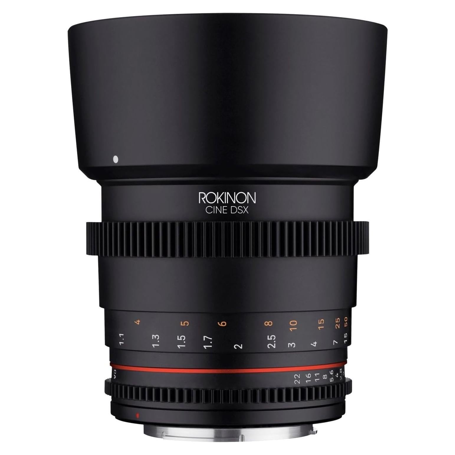 Lente Cine Rokinon DSX 85mm T1.5 para Canon EF