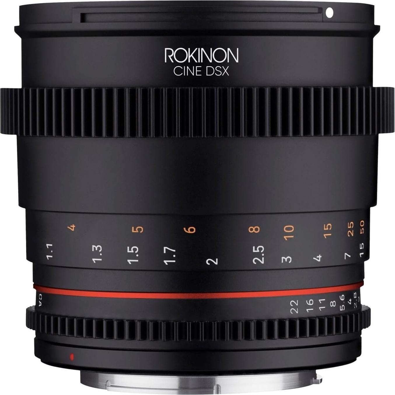 Lente Cine Rokinon DSX 85mm T1.5 para Canon EF