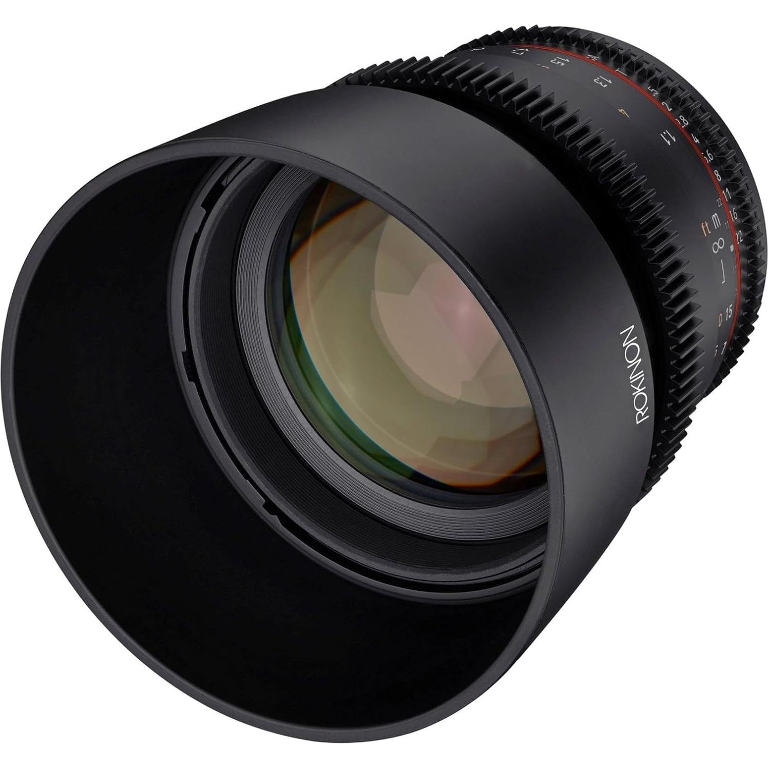 Lente Cine Rokinon DSX 85mm T1.5 para Canon EF