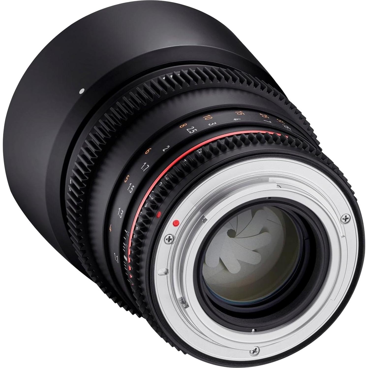 Lente Cine Rokinon DSX 85mm T1.5 para Canon EF
