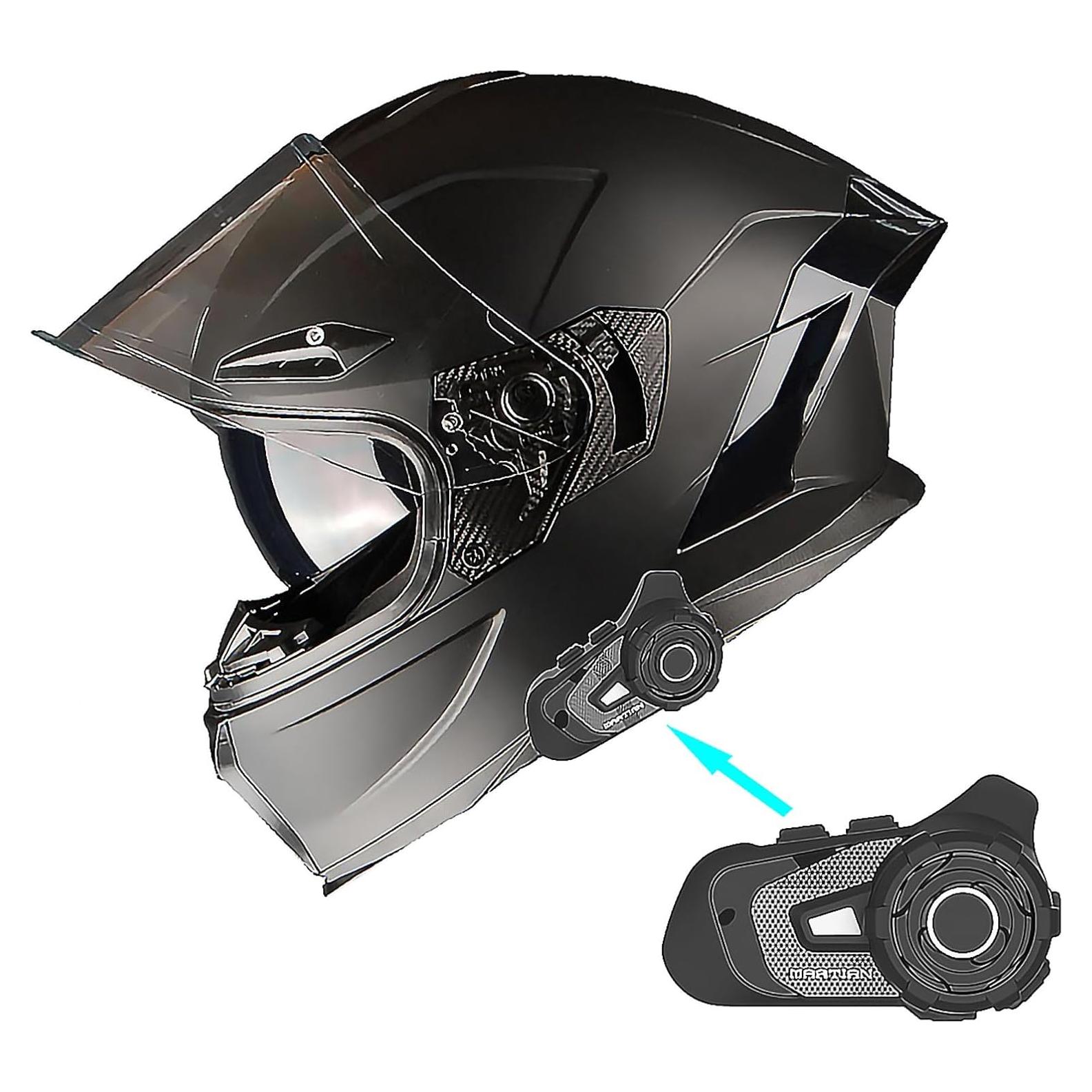 Casco de Moto 1Storm HJAH15 Doble Visor Talla S
