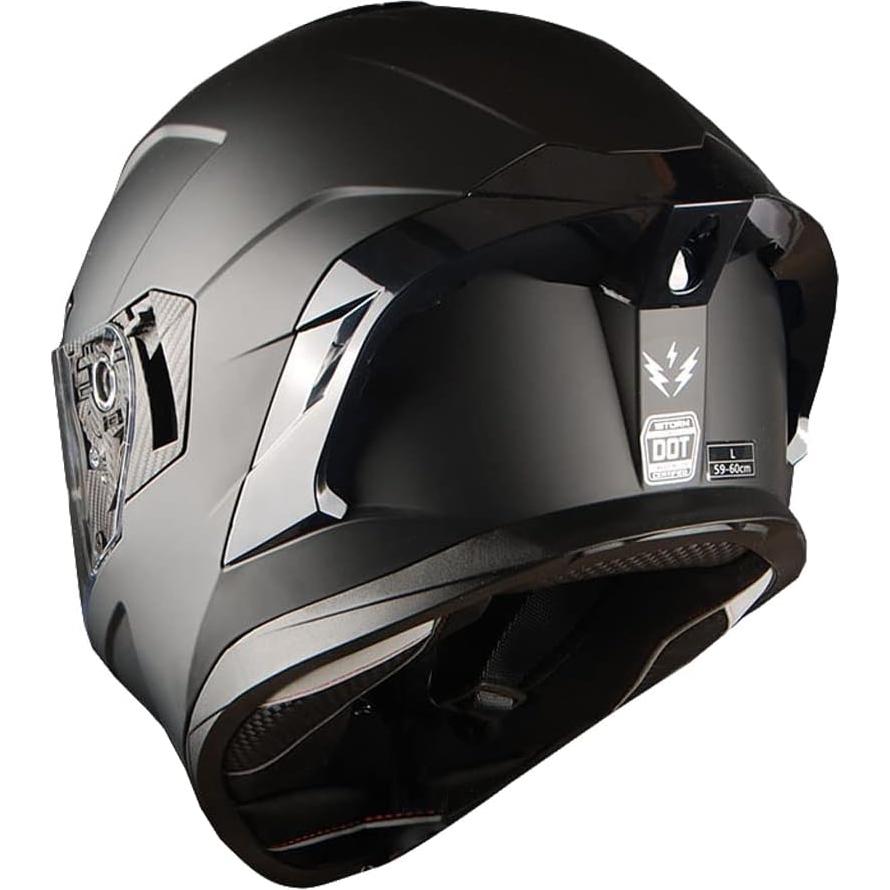Casco de Moto 1Storm HJAH15 Doble Visor S 55-56 CM