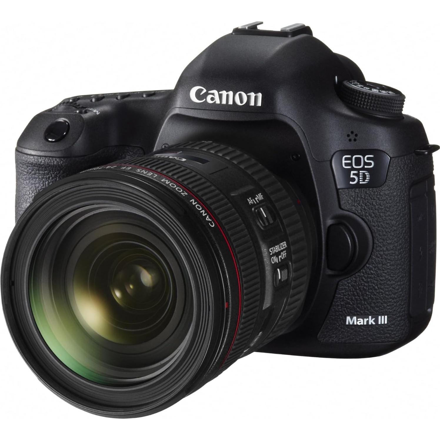 Canon EOS 5D Mark III 22.3 MP Full Frame CMOS Digital SLR Camera with EF 24-70mm f/4 L IS Kit