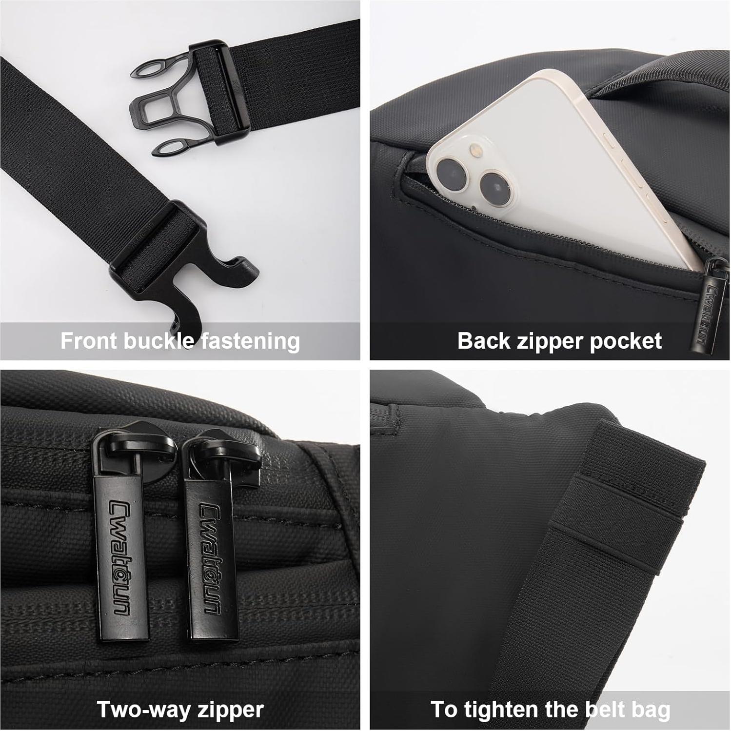 Bolsa de Cintura Impermeable Cwatcun para Cámara DSLR/SLR