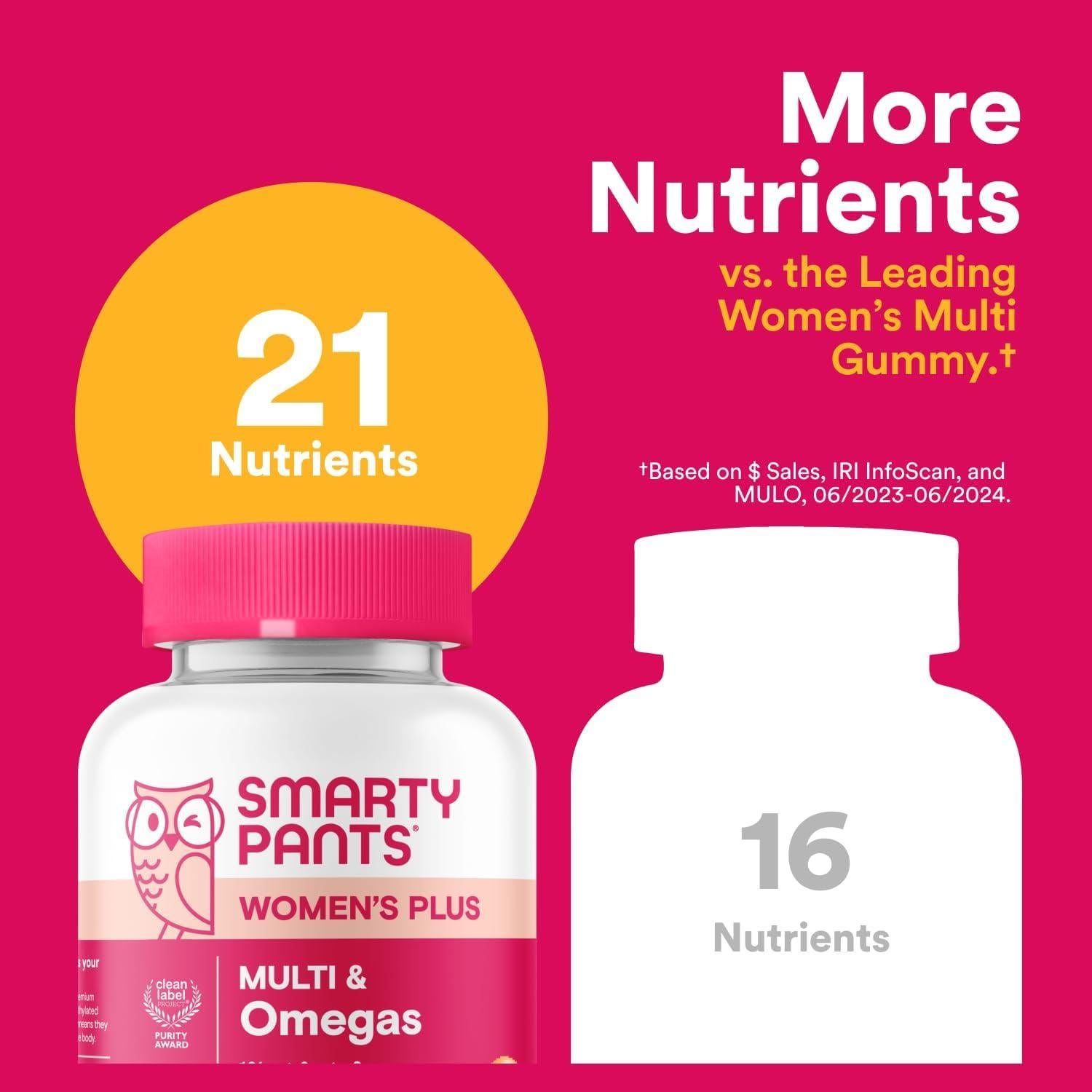 Gomitas Multivitamínicas SmartyPants para Mujeres - 90 Unidades
