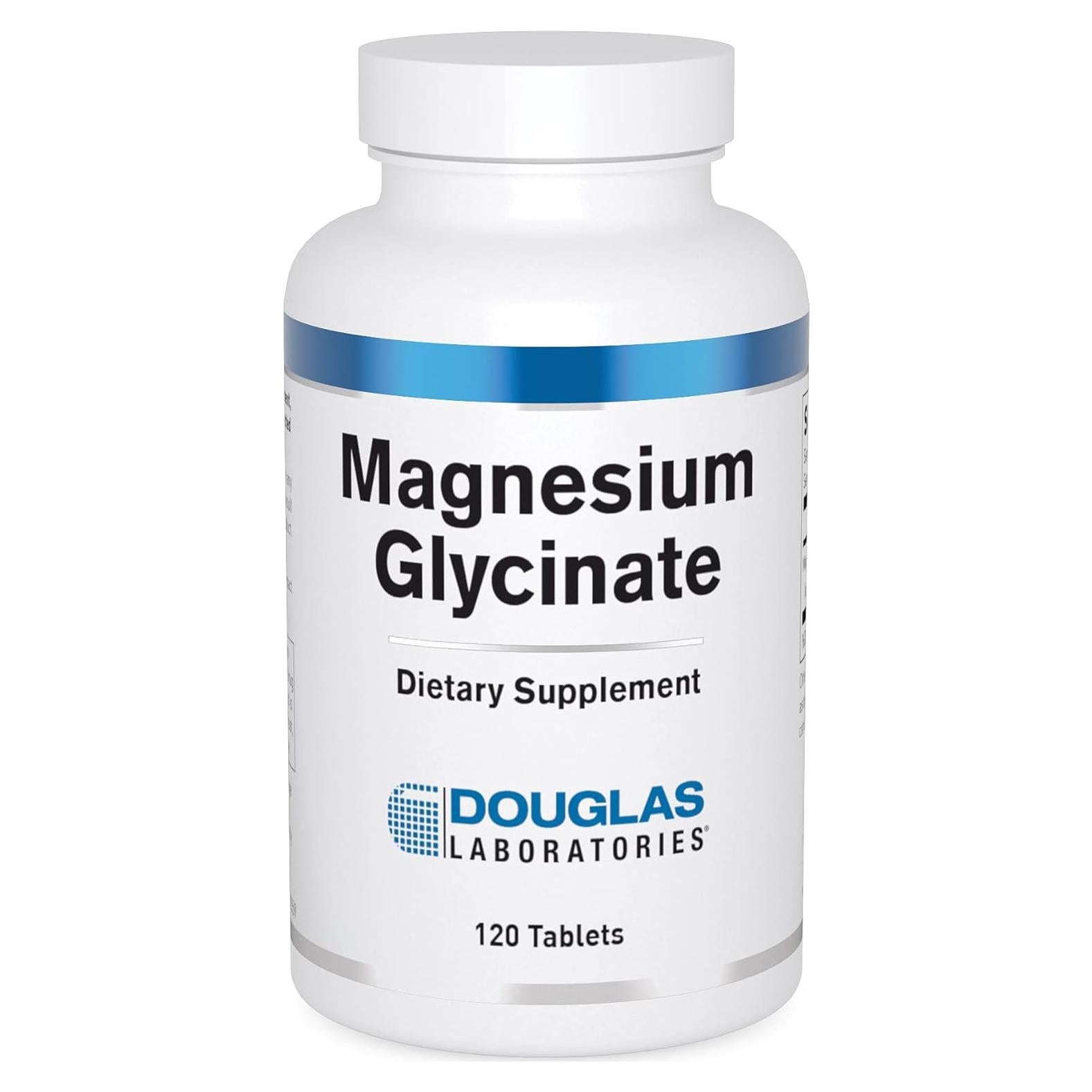 Glicinato de Magnesio Douglas Laboratories - 120 Tabletas - Salud Corazón y Huesos