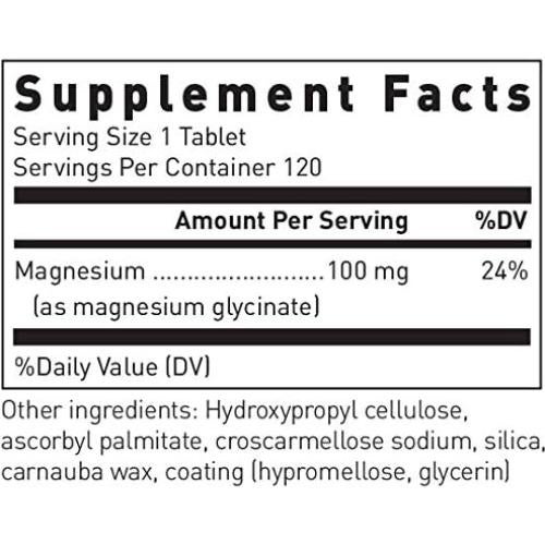 Glicinato de Magnesio Douglas Laboratories - 120 Tabletas - Salud Corazón y Huesos