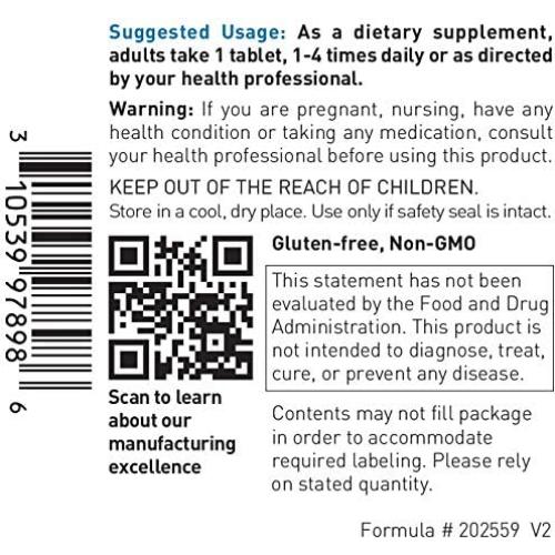 Glicinato de Magnesio Douglas Laboratories - 120 Tabletas - Salud Corazón y Huesos