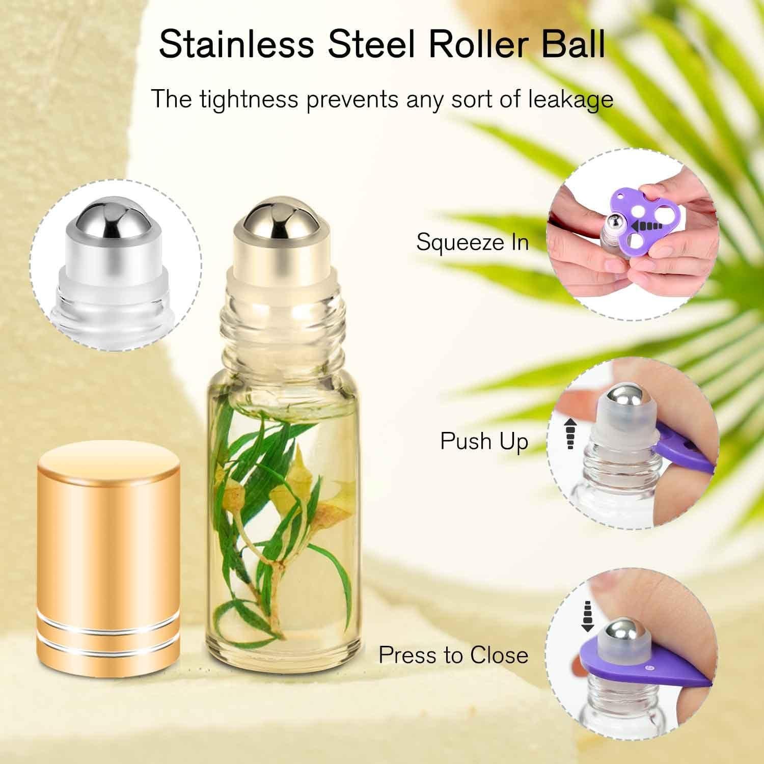 Botellas de Aceite Esencial PrettyCare 6 Pack 5 ml Reutilizables