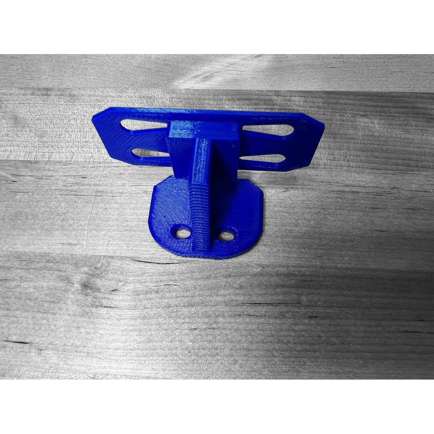 Soportes de Pared para Pistas Hotwheels - 4 Unidades Azul