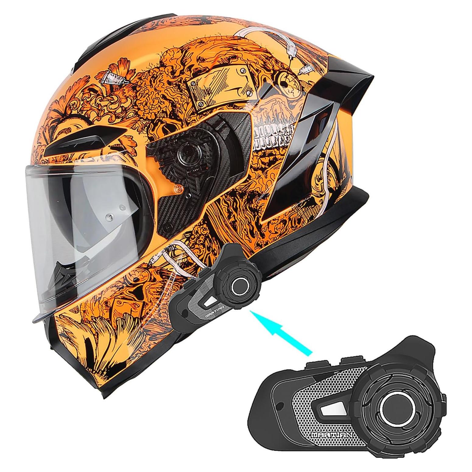 Casco de Moto 1Storm HJAH15 Doble Visor Talla S Gris