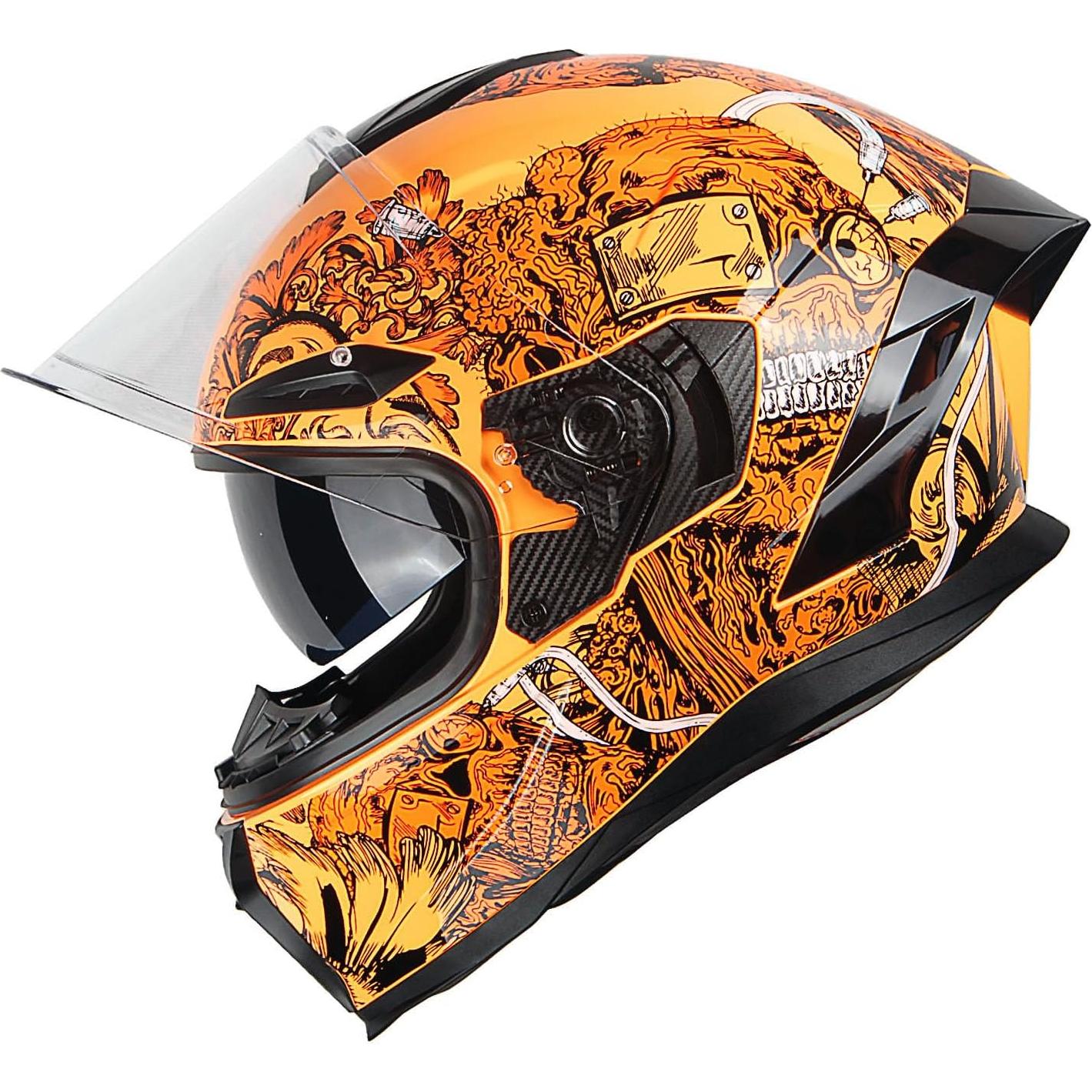 Casco de Moto 1Storm HJAH15 Doble Visor Talla S Gris