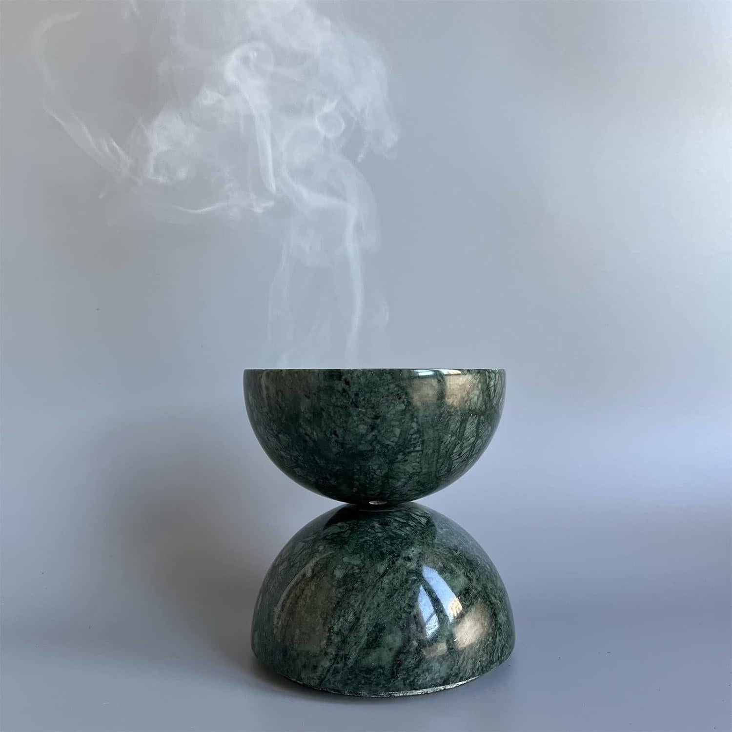 Soporte de Incienso Redondo SAIDKOCC de Mármol Natural 10.4 cm