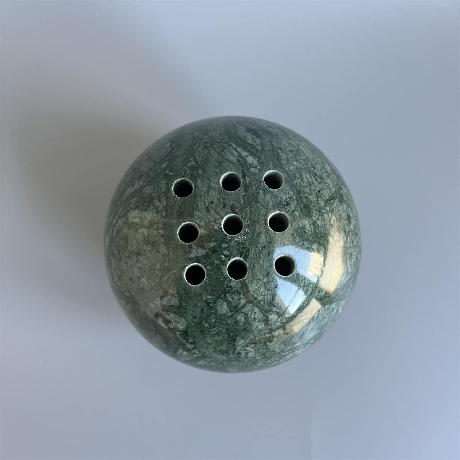 Soporte de Incienso Redondo SAIDKOCC de Mármol Natural 10.4 cm