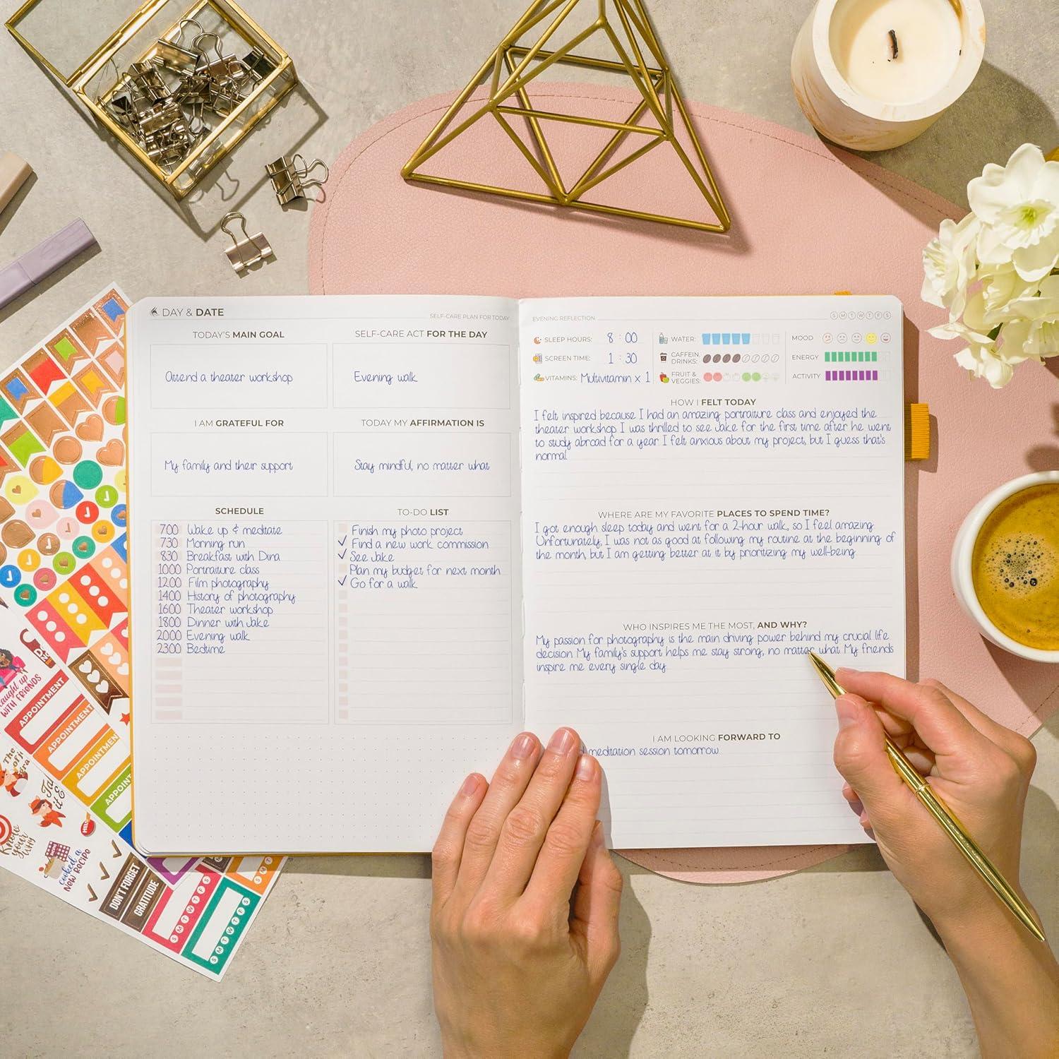 Diario de Cuidado Personal Clever Fox - Bienestar y Reflexión