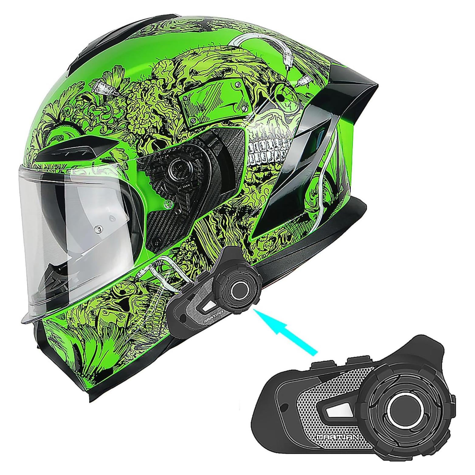 Casco de Moto 1Storm HJAH15 Doble Visor Talla S