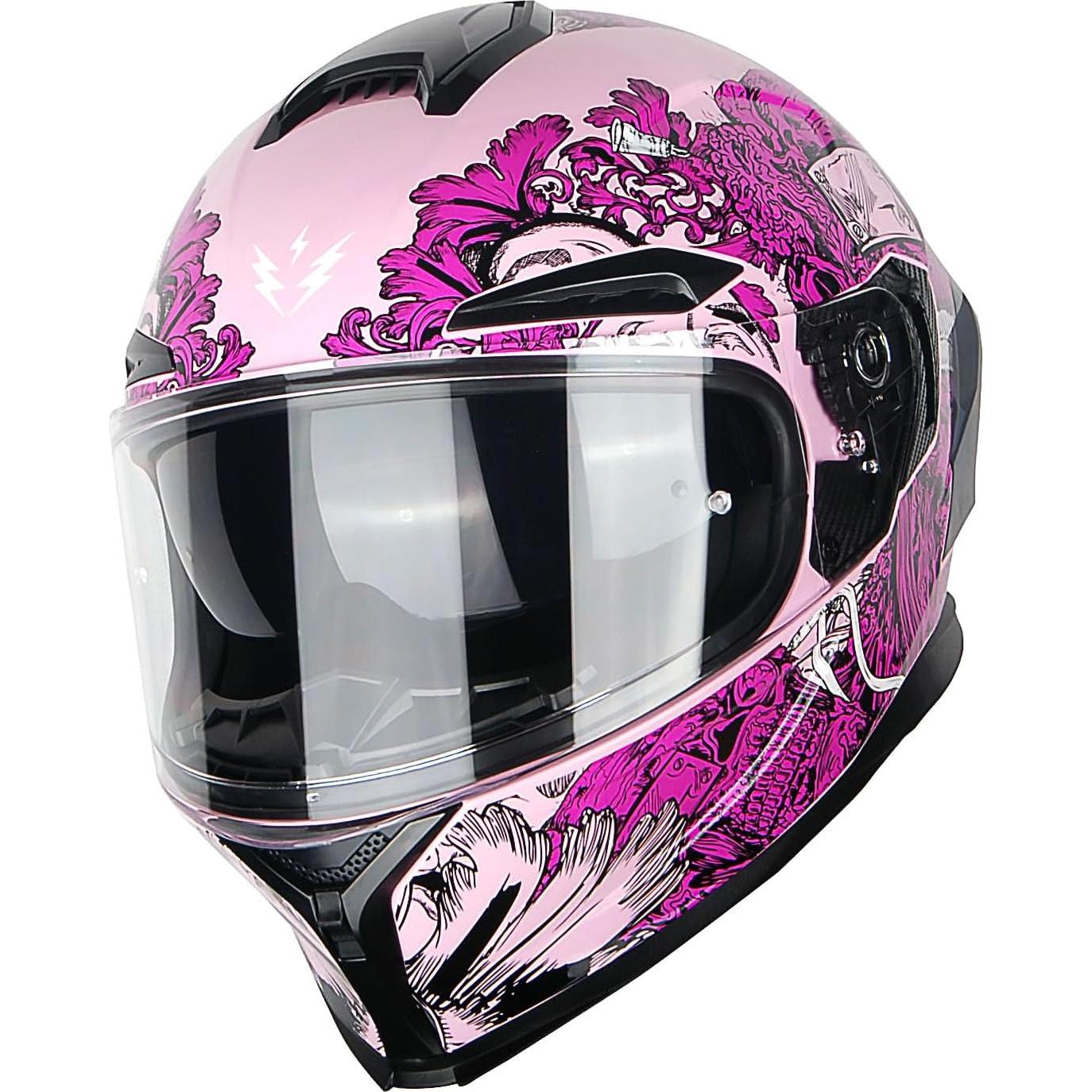 Casco de Moto 1Storm HJAH15 Doble Visor Talla S Gris