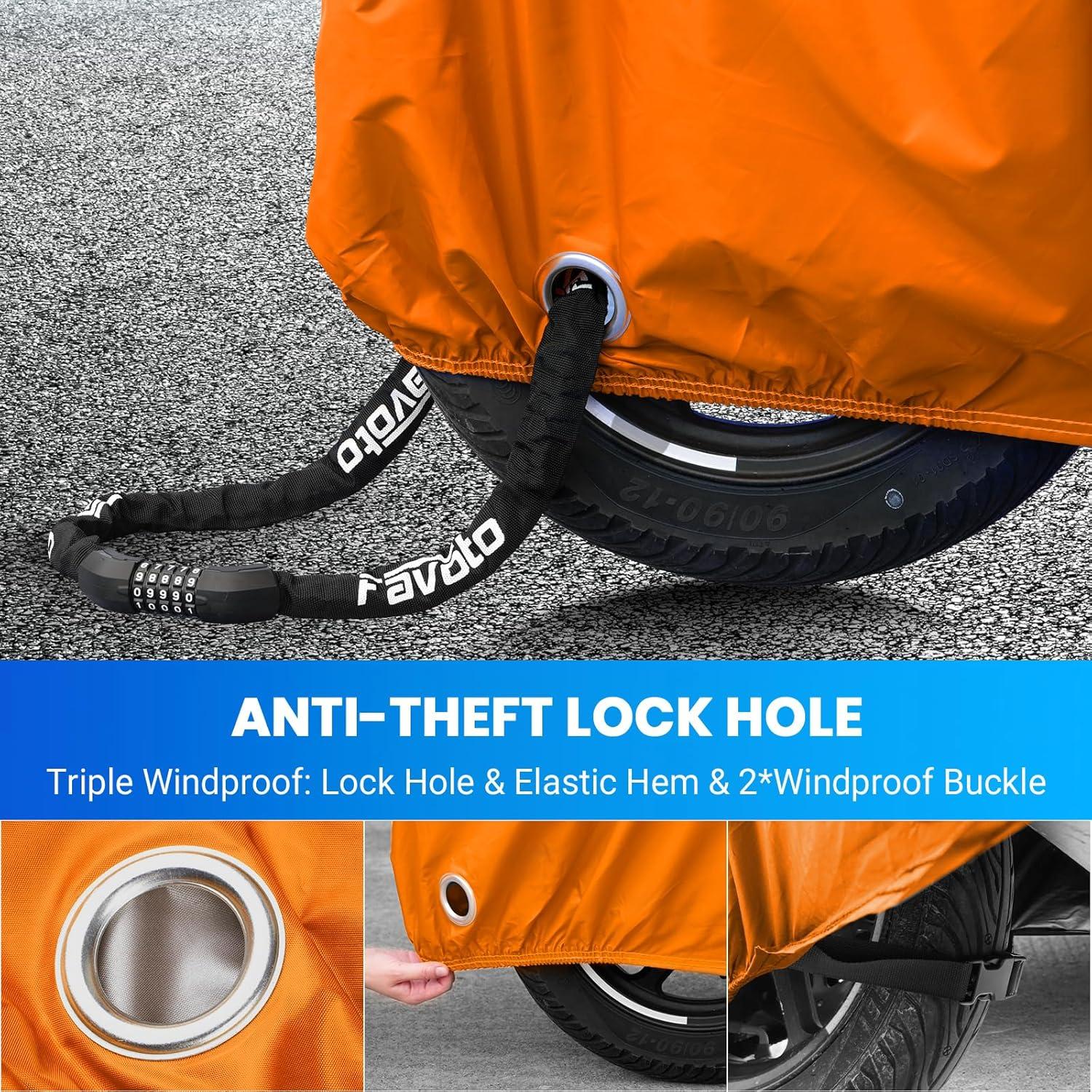 Cubierta de Motocicleta Favoto Impermeable 220 cm Oxford