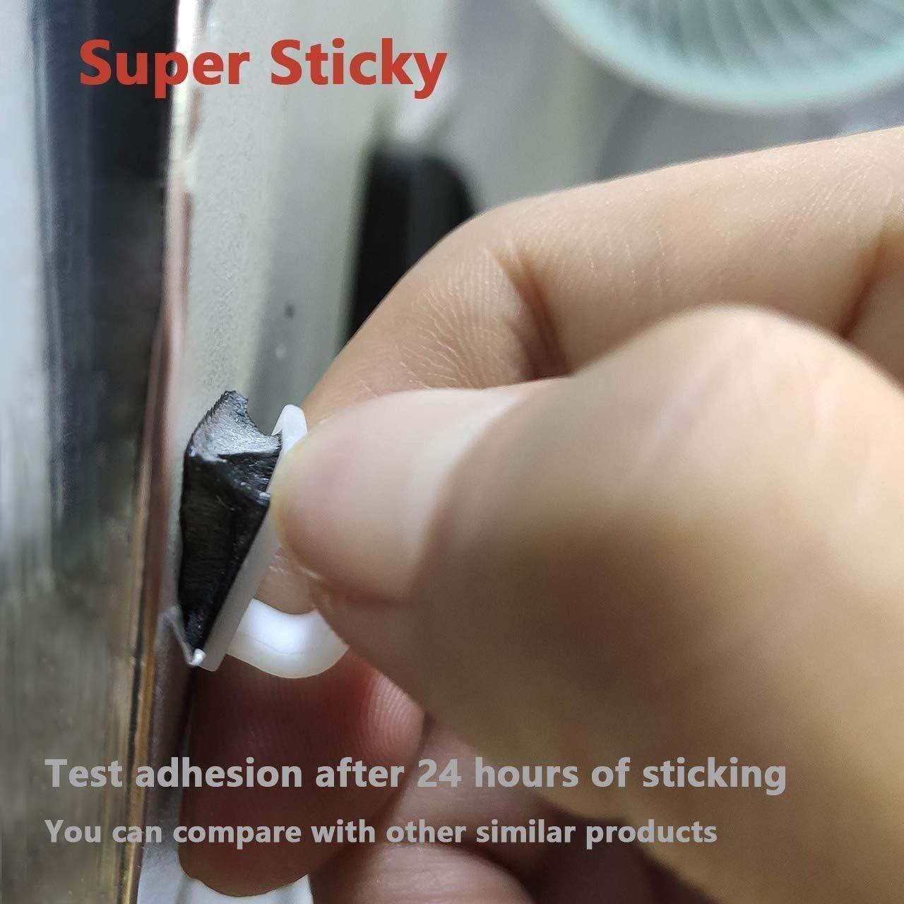 Clips para Cables Yocice 40pcs Adhesivos Fuertes Blanco