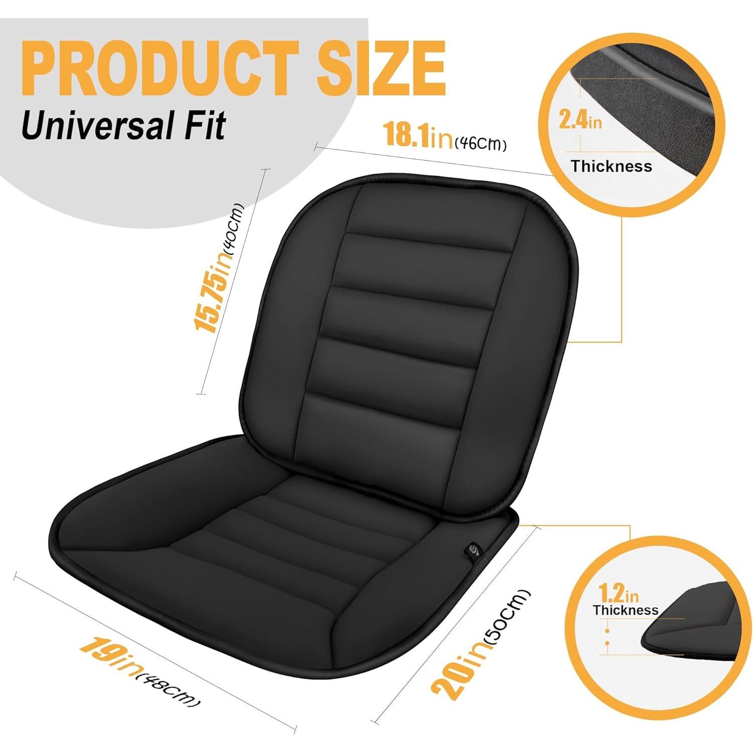 Cojín de Asiento Kingphenix con Almohada Lumbar - Espuma Viscoelástica