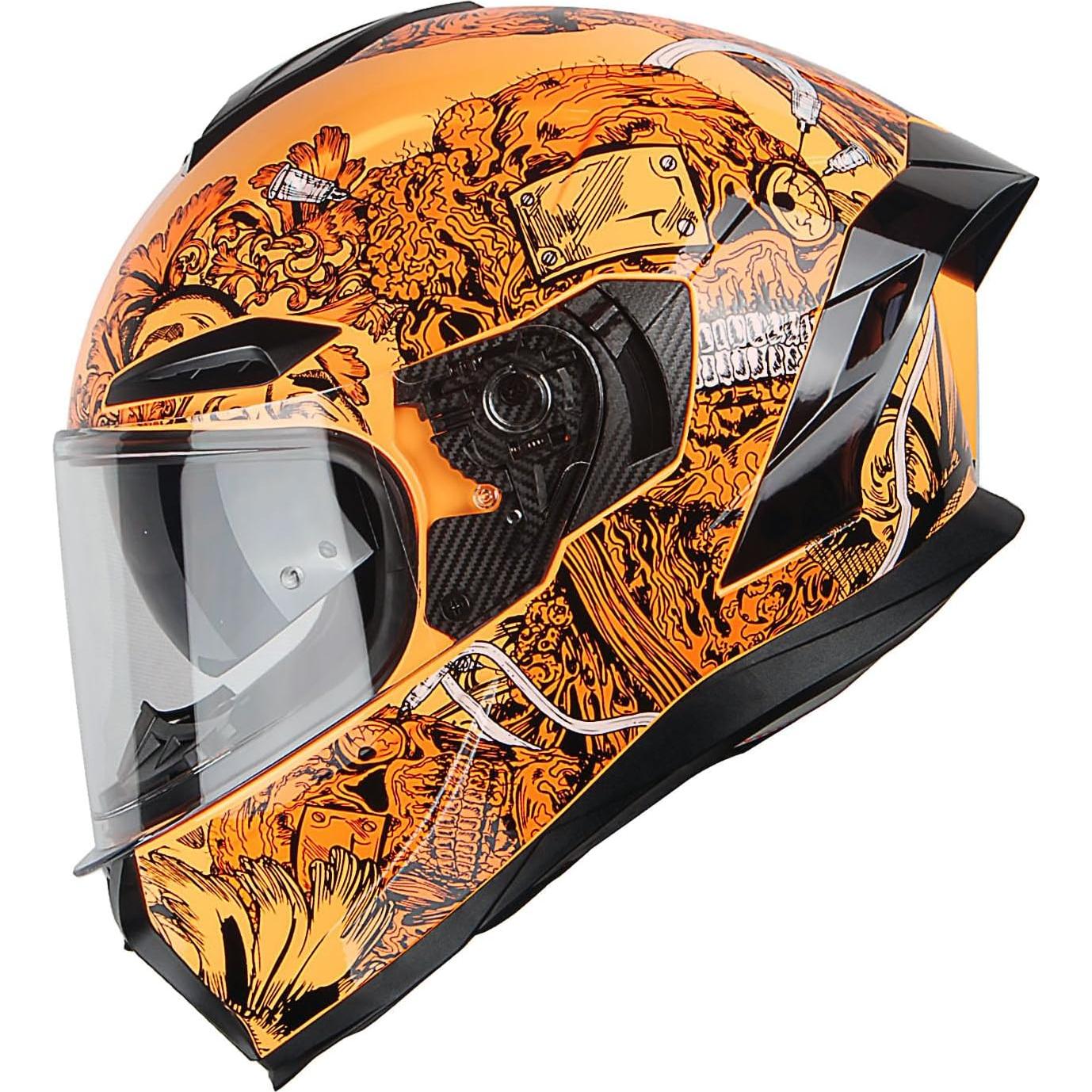 Casco de Moto 1Storm HJAH15 Doble Visor S 55-56 CM