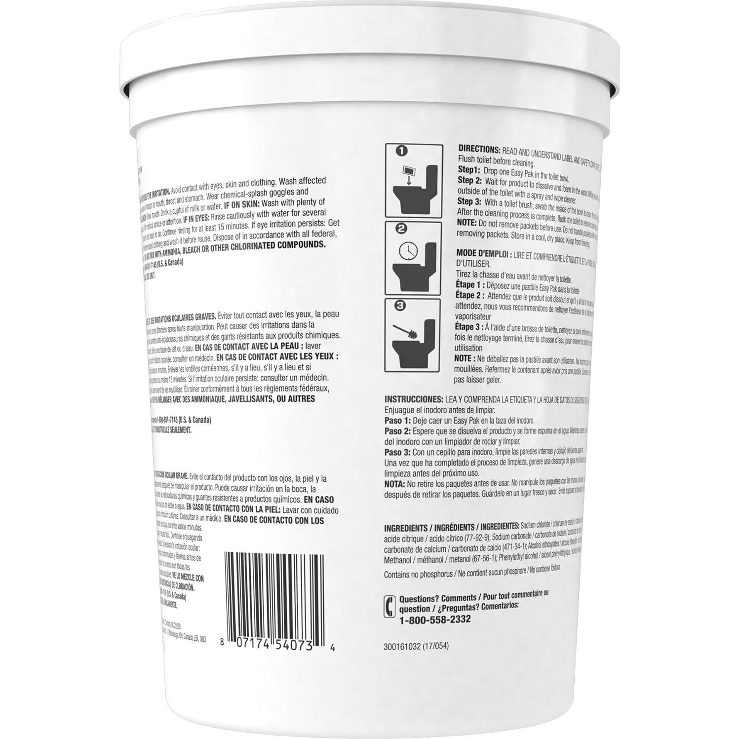 Limpiador de Inodoros Easy Paks CREW 1275g Aroma Floral