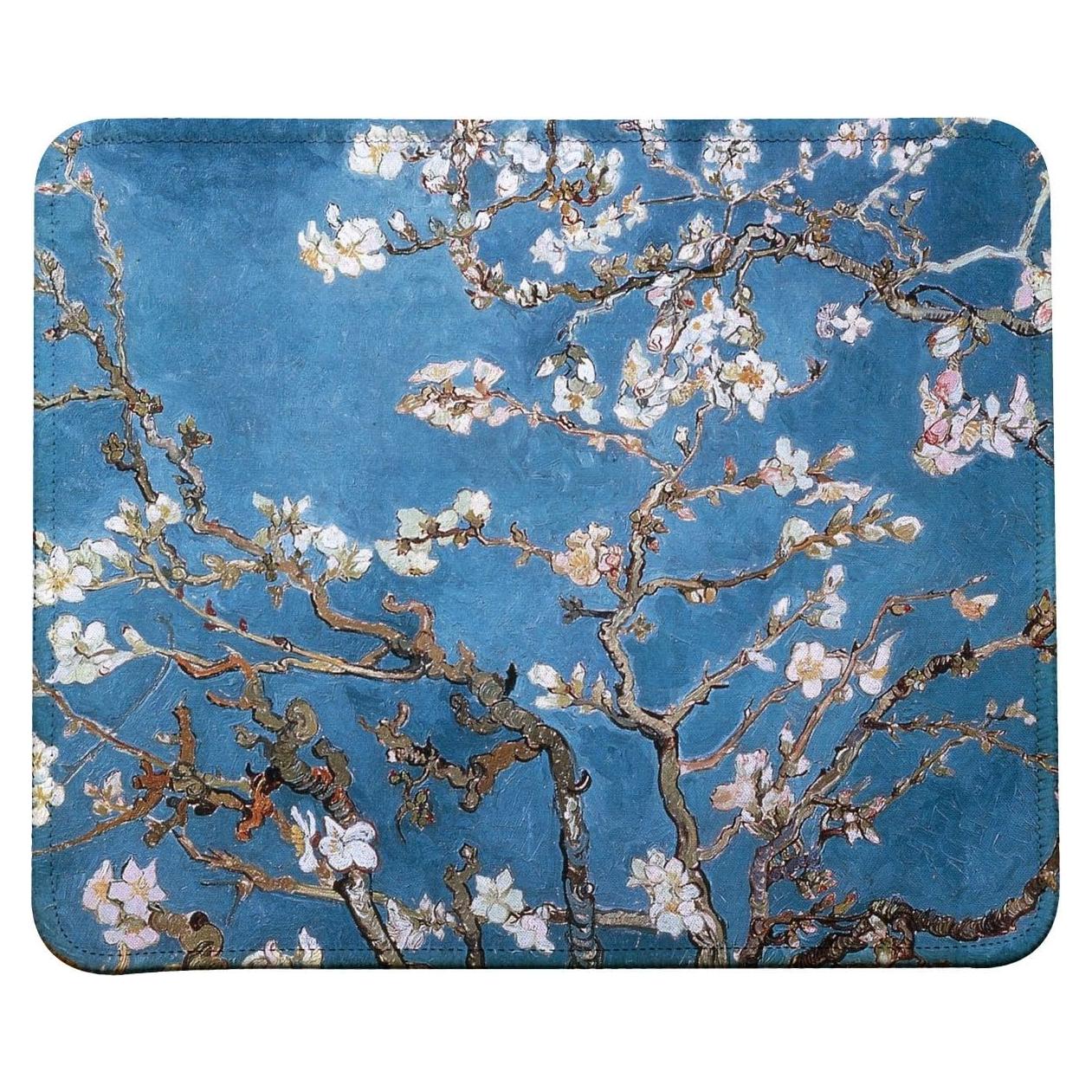 Alfombrilla de Ratón VIVIPOW Flores de Almendro 24x20 cm