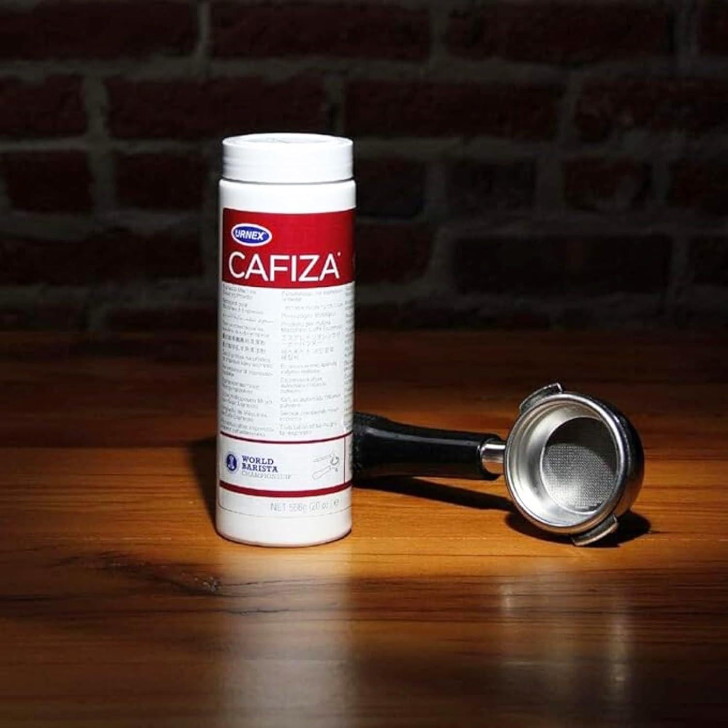 Polvo Limpiador Urnex Cafiza 566g para Máquinas de Espresso