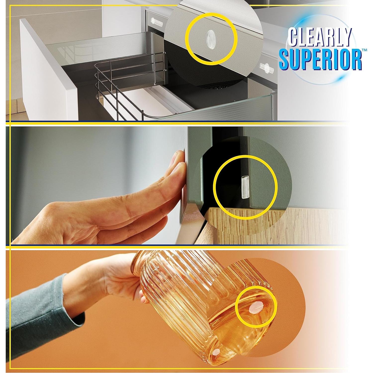 Protectores de Pared Rectangulares SAK - Paquete de 4 Unidades