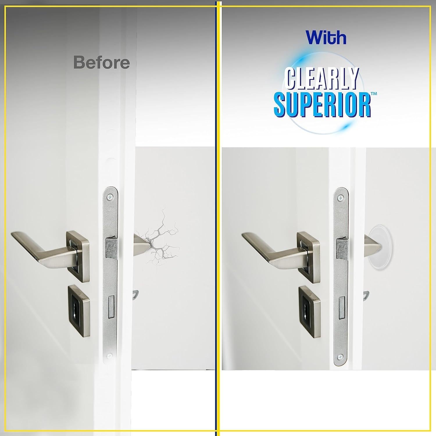 Protectores de Pared Rectangulares SAK - Paquete de 4 Unidades