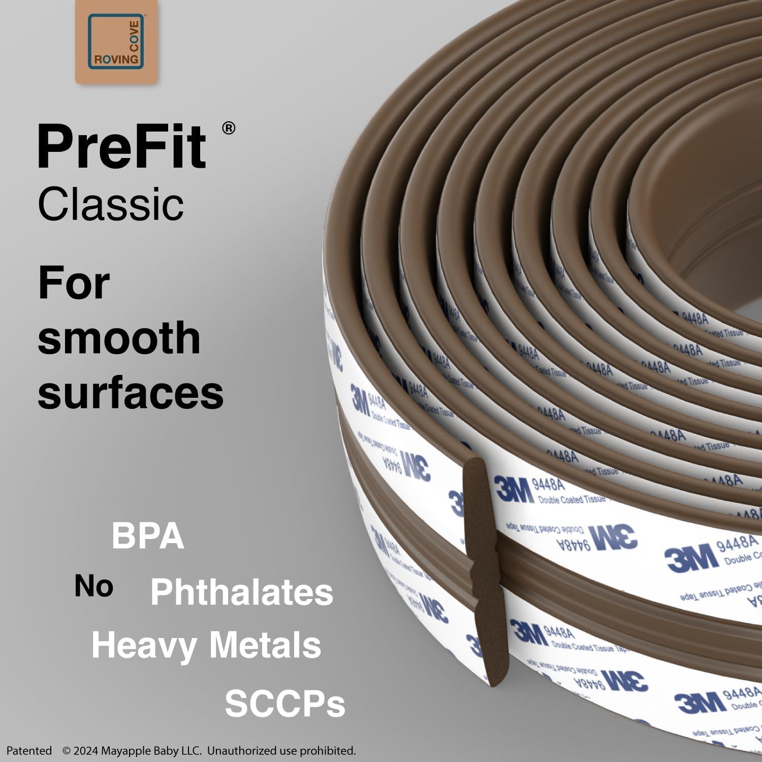 Protector de Esquinas Roving Cove 15 pies Marrón Café Pre-adhesivo