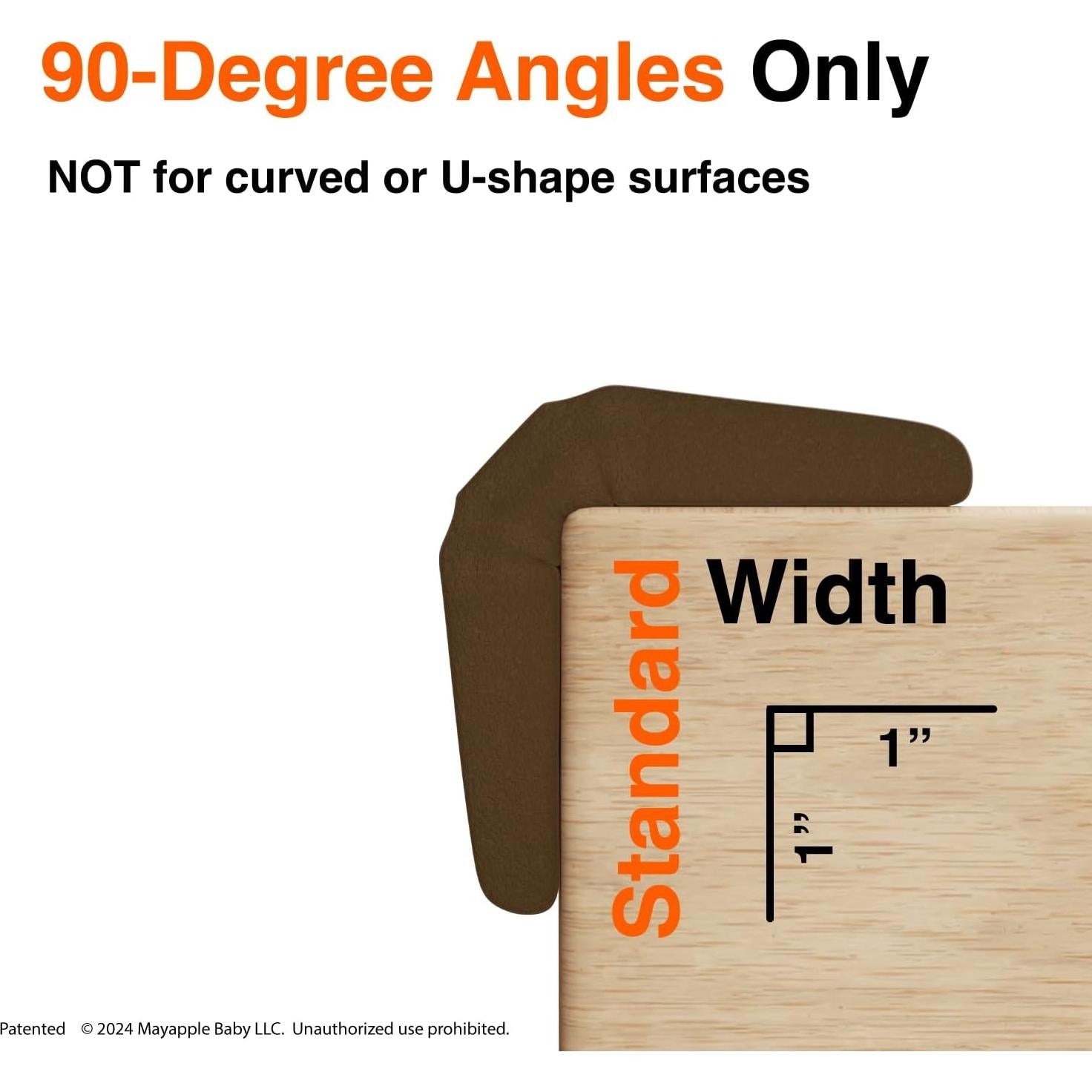 Protector de Esquinas Roving Cove 15 pies Marrón Café Pre-adhesivo