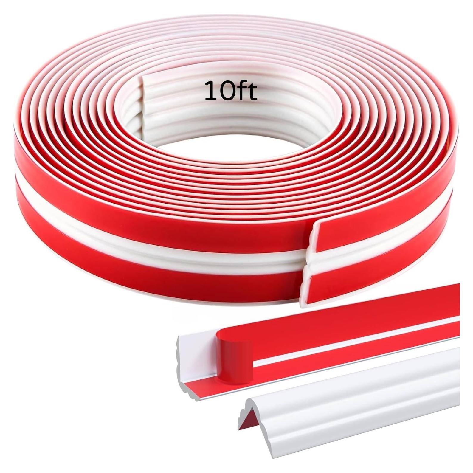 Moldura de Esquina Flexible Autoadhesiva Boorika 6.1m TPE