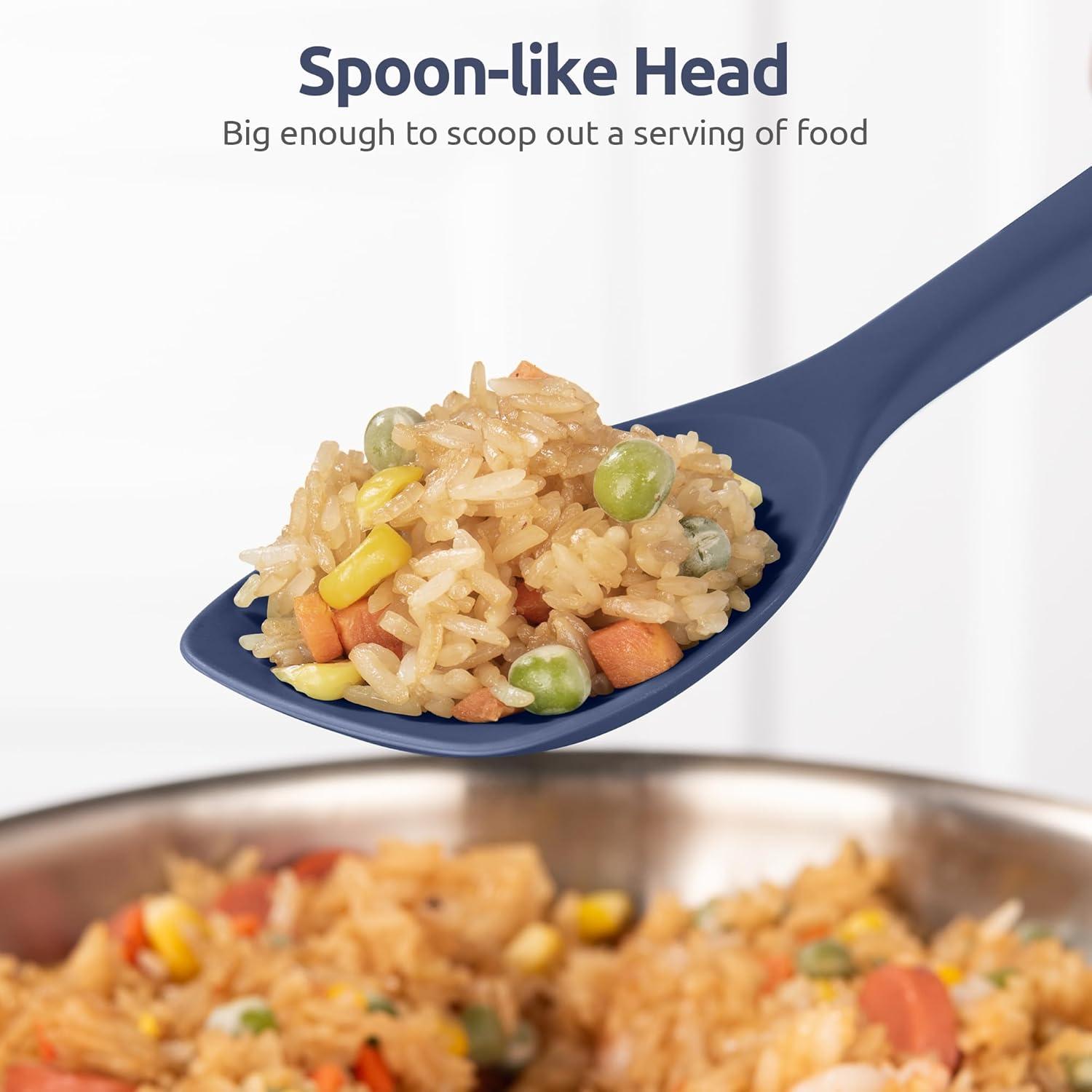 Espátula de Silicona U-Taste 27.94cm Resistente al Calor Azul