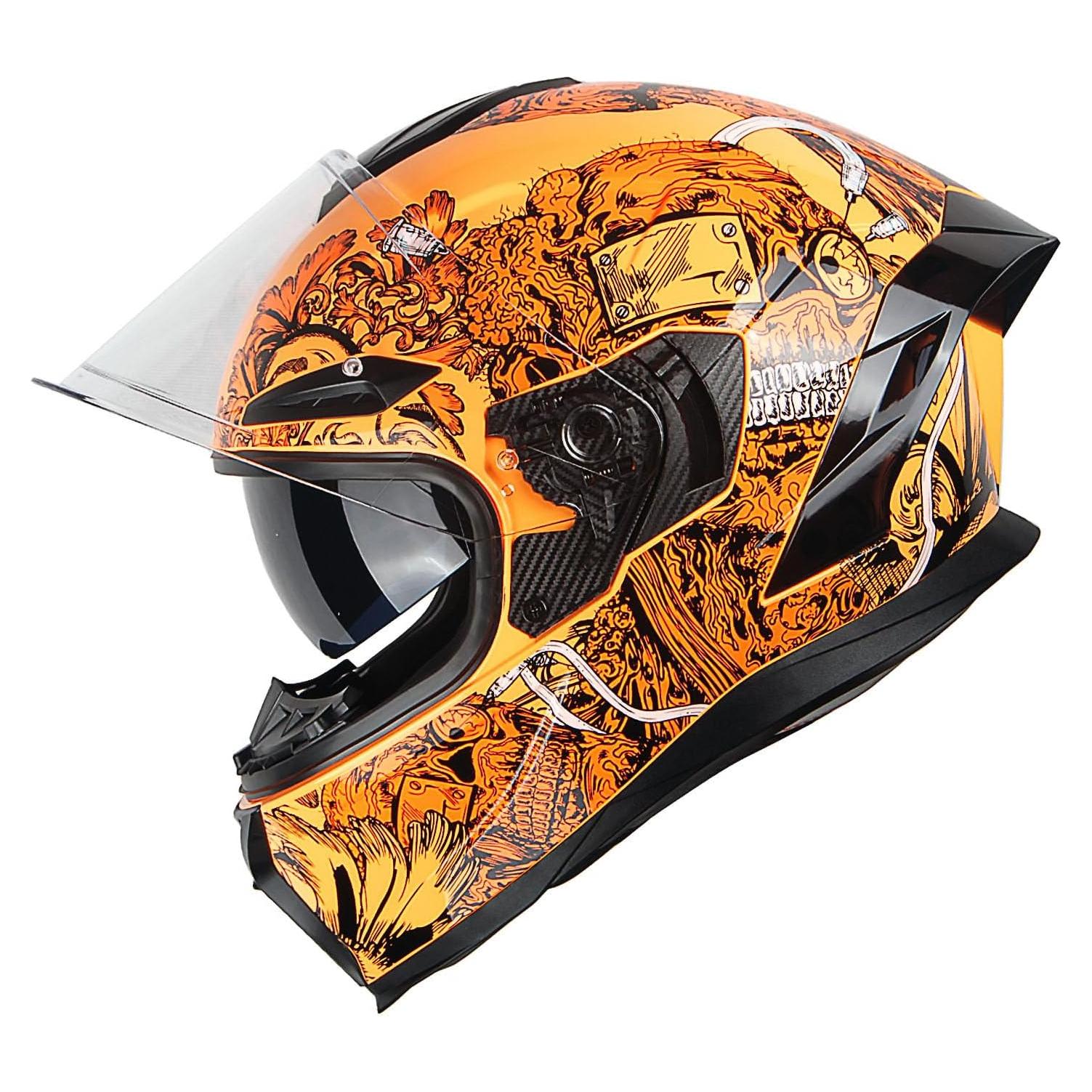 Casco de Moto 1Storm HJAH15 Doble Visor Talla S Gris