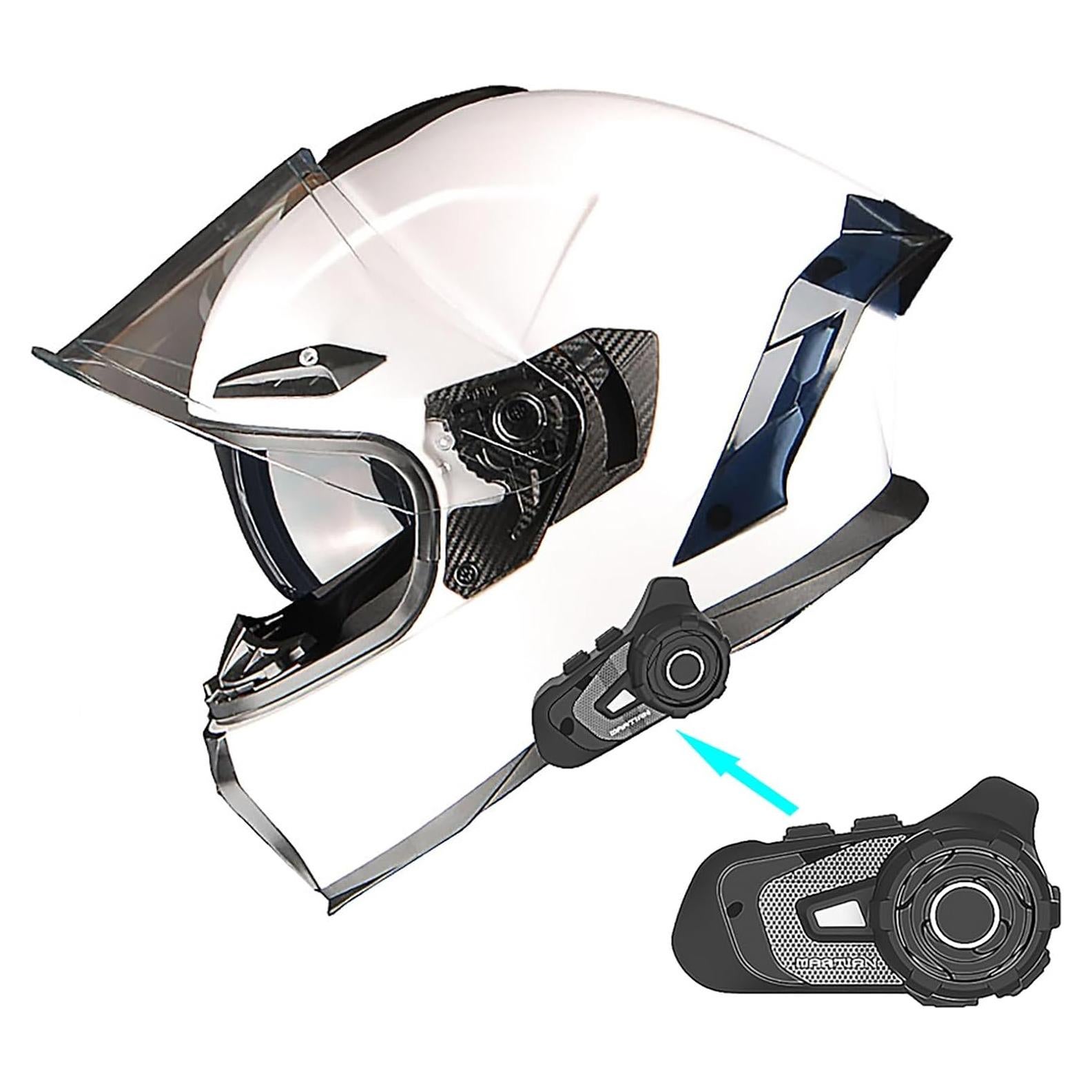 Casco de Moto 1Storm HJAH15 Doble Visor UV S 55-56 CM