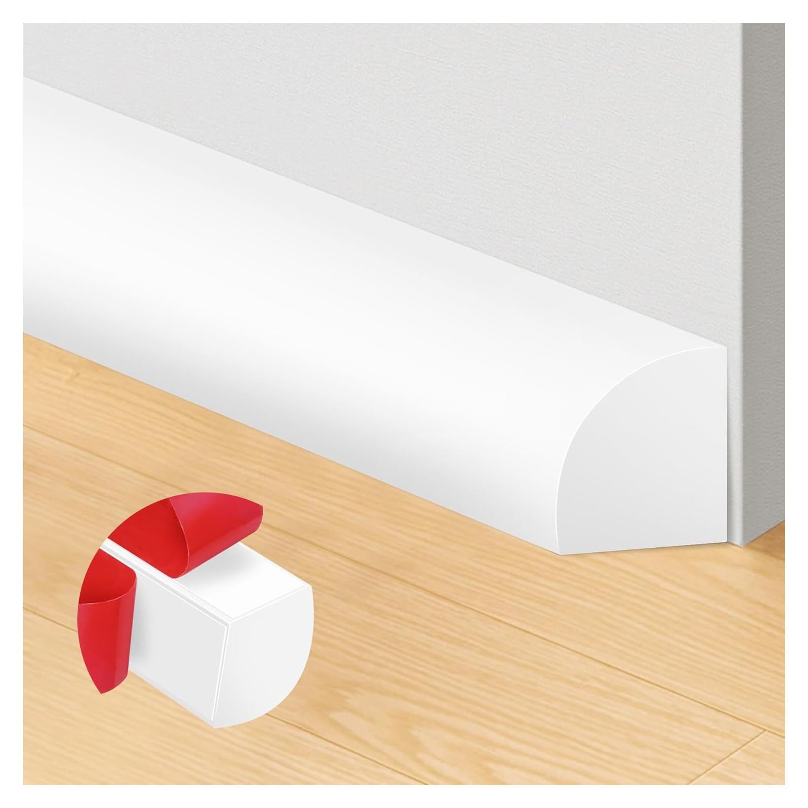 Moldura Cuarterona Flexible ToLanbbt 248.92 cm Blanca PVC