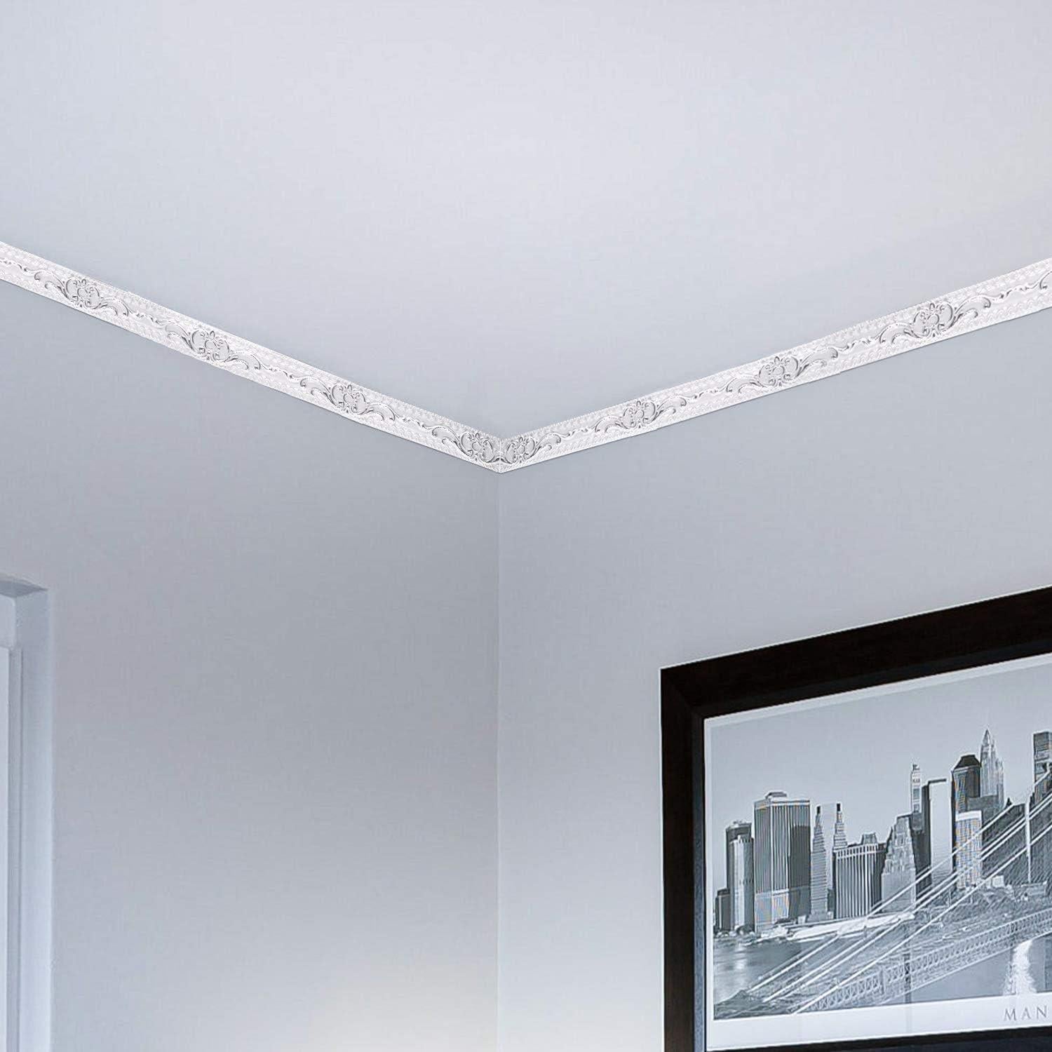 Moldura Flexible Autoadhesiva NeatiEase 5m Impermeable Plata